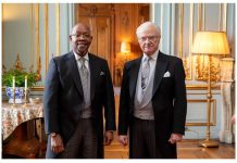 Sweden’s King Gustaf Bids Farewell to Envoy Matinyi Sweden's King Gustaf Bids Farewell to Envoy Matinyi
