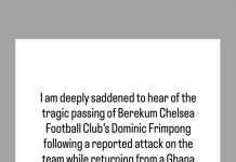 Infantino Leads Tributes for Dominic Frimpong’s Death Infantino Leads Tributes for Dominic Frimpong's Death