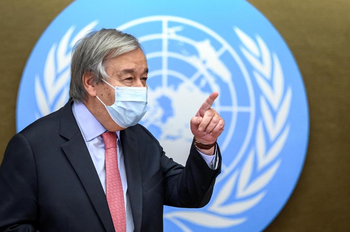 Le S.G. des Nations-Unies : António Guterres
