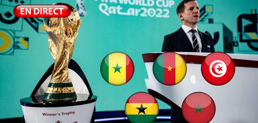 Tirage coupe du monde 2022 : Les équipes africaines affrontent de « grandes » nations Tirage coupe du monde 2022 : Les équipes africaines affrontent de « grandes » nations