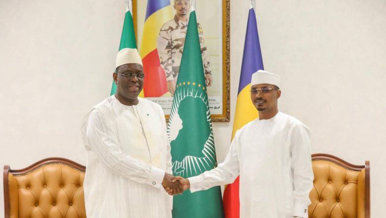 le président sénégalais Macky Sall en visite de travail à N’Djamena