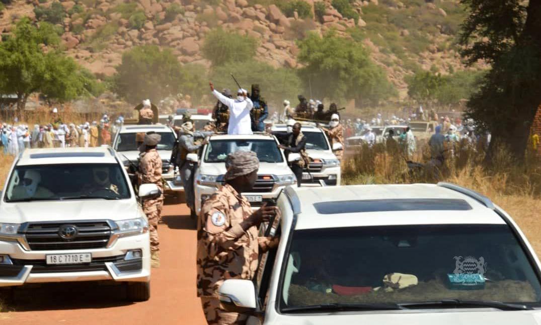 Arrivée du Président de Transition à Mangalmé dans le Guéra. Arrivée du Président de Transition à Mangalmé dans le Guéra.