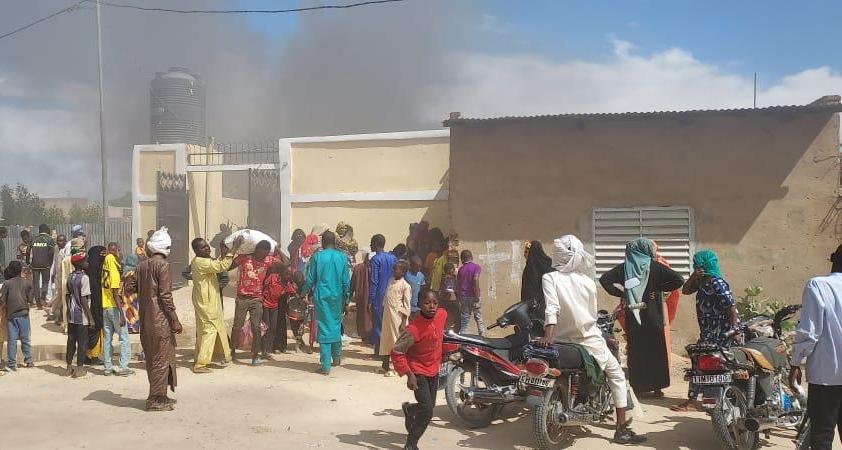 un incendie ravage partiellement un domicile à Amsinene un incendie ravage partiellement un domicile à Amsinene