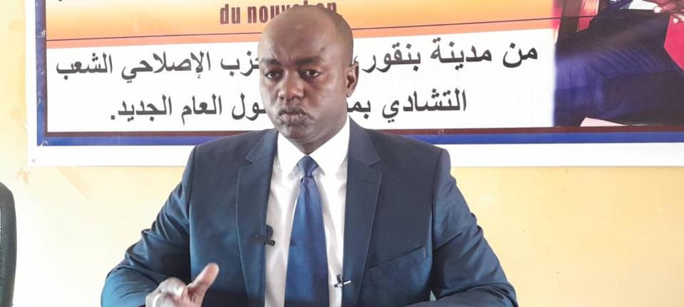 Yacine Abdramane présente ses voeux aux citoyens, depuis Bongor Yacine Abdramane présente ses voeux aux citoyens, depuis Bongor