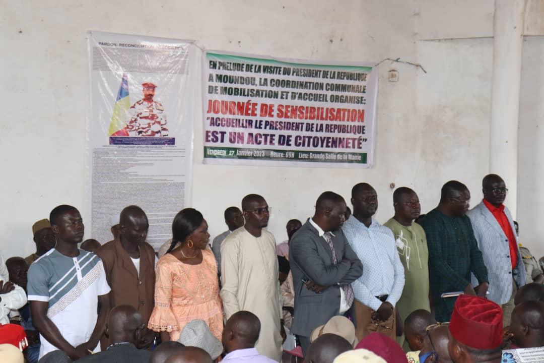 installation d'une coordination communale pour l'accueil du président de transition à Moundou installation d'une coordination communale pour l'accueil du président de transition à Moundou