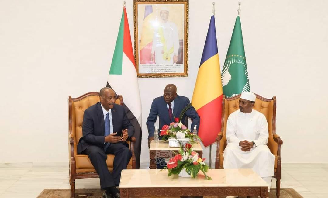 Le président de transition du Soudan en visite à N'Djamena Le président de transition du Soudan en visite à N'Djamena