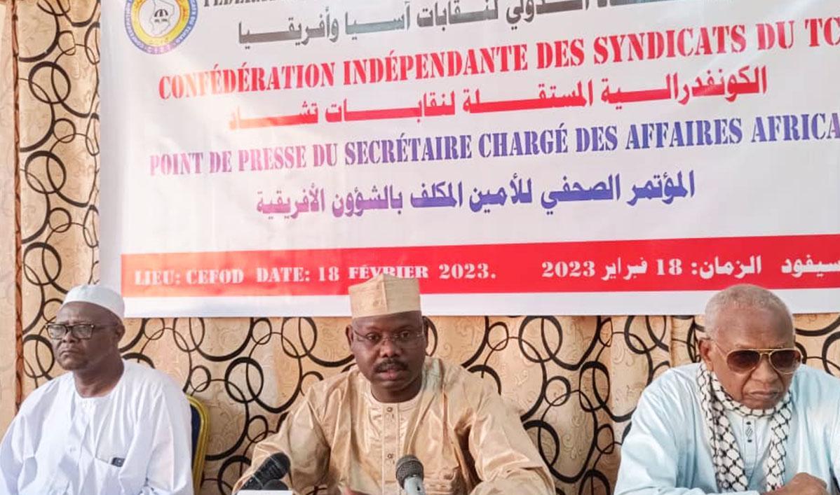 Le Tchad abrite le siège de la Fédération Internationale des Syndicats d’Asie et d’Afrique Le Tchad abrite le siège de la Fédération Internationale des Syndicats d’Asie et d’Afrique