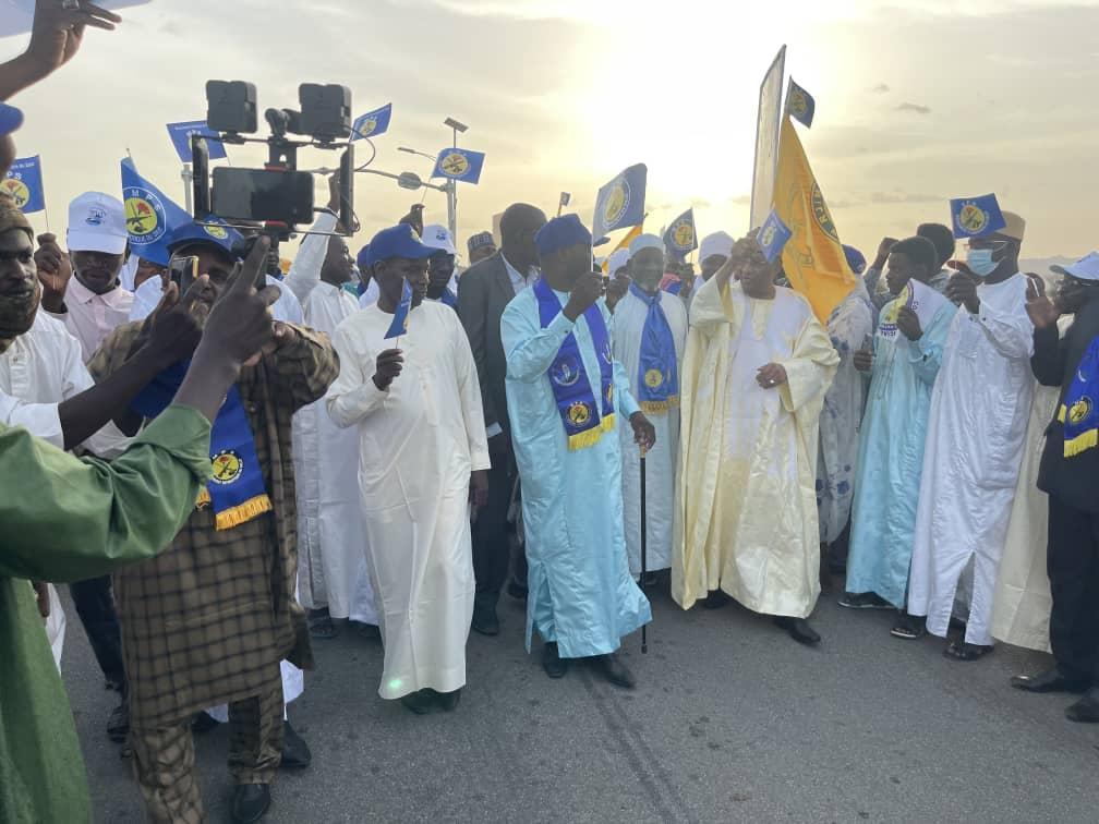 le n°2 du MPS accueilli à Abéché pour l'inauguration du siège provincial du parti le n°2 du MPS accueilli à Abéché pour l'inauguration du siège provincial du parti