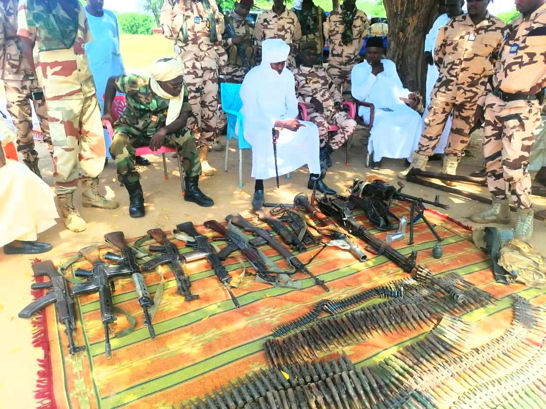 13 armes de différents calibres saisies à Adré 13 armes de différents calibres saisies à Adré