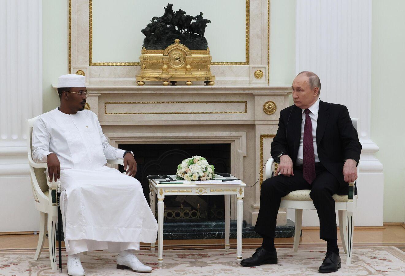 Le Président de la transition du Tchad a commenté sa rencontre de janvier avec Poutine