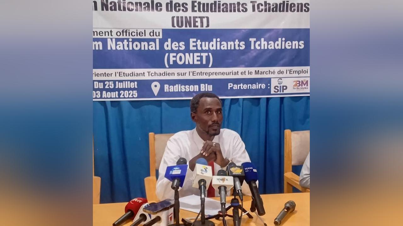 Forum national des étudiants : l’UNET mobilise la jeunesse tchadienne autour de l’entrepreneuriat et de l’emploi Forum national des étudiants : l’UNET mobilise la jeunesse tchadienne autour de l’entrepreneuriat et de l’emploi