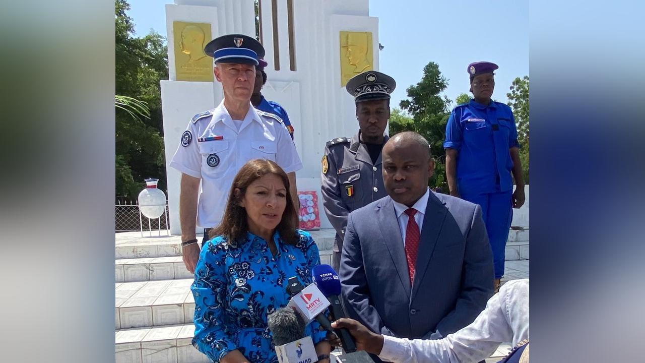 Visite de travail d'Anne Hidalgo à N'Djamena Visite de travail d'Anne Hidalgo à N'Djamena