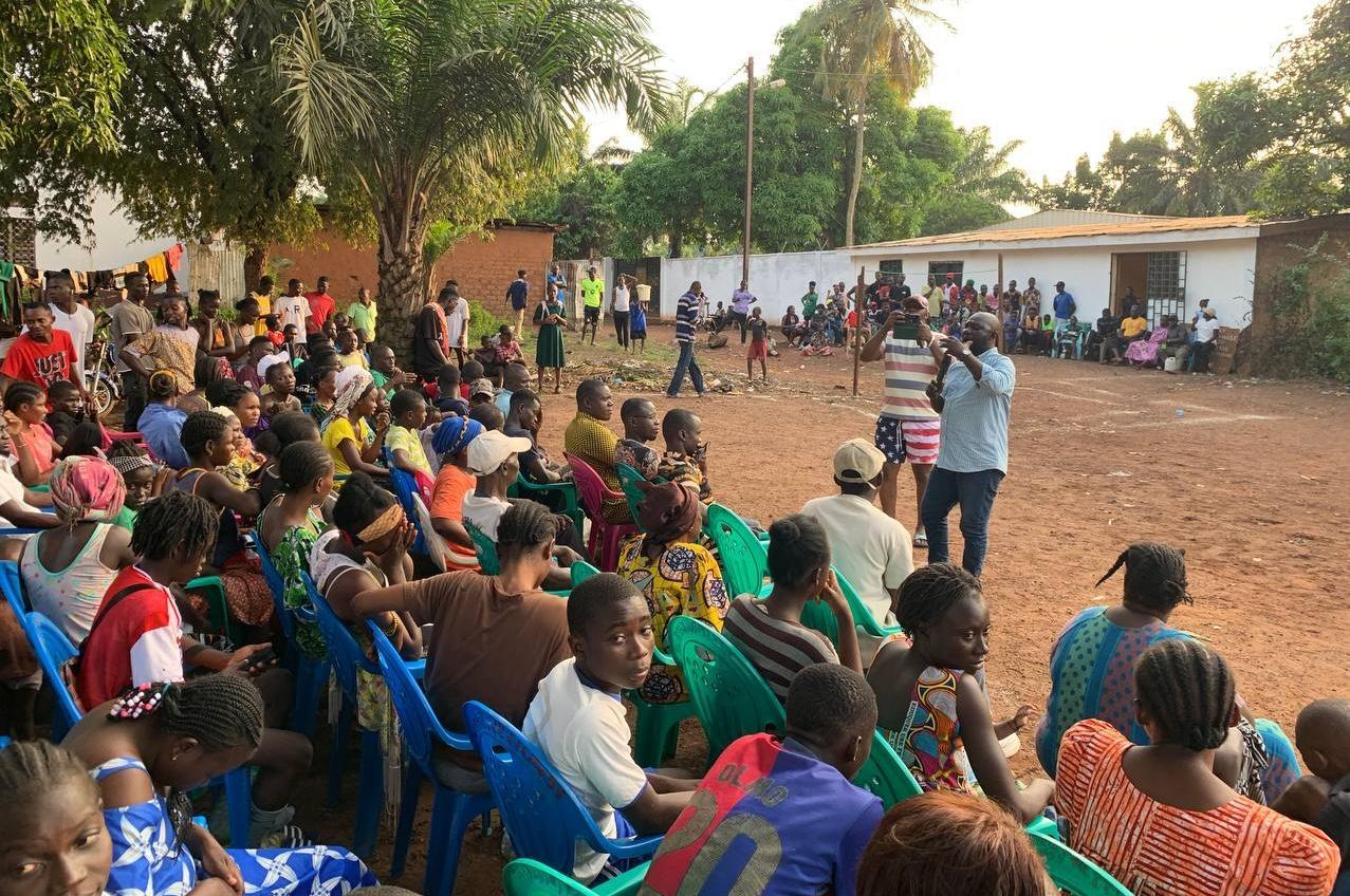 Mobilisation Citoyenne à Kpêtênê Pour Touadéra Mobilisation Citoyenne à Kpêtênê Pour Touadéra