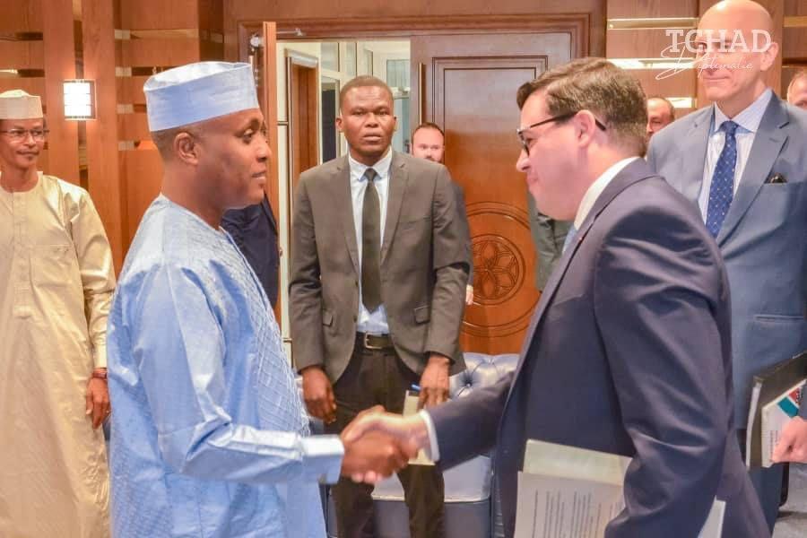 Tchad Accueille Délégation Américaine au Ministère Tchad Accueille Délégation Américaine au Ministère