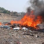 Police Nationale Incinère Produits Prohibés Importants Police Nationale Incinère Produits Prohibés Importants