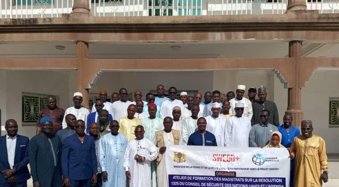 SWEED Renforce Capacités des Magistrats sur Résolution 1325 SWEED Renforce Capacités des Magistrats sur Résolution 1325