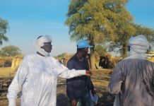 Délégué Évalue Dégâts Incendie à Kerfi, Sila Délégué Évalue Dégâts Incendie à Kerfi, Sila