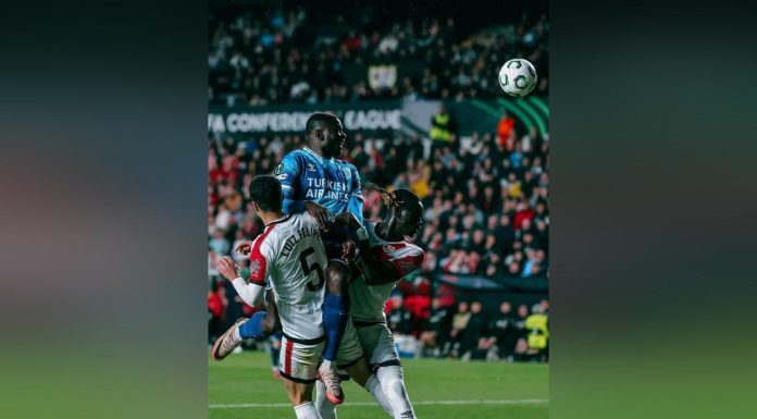 Marius Mouandilmadji Éliminé de la Conférence League Marius Mouandilmadji Éliminé de la Conférence League