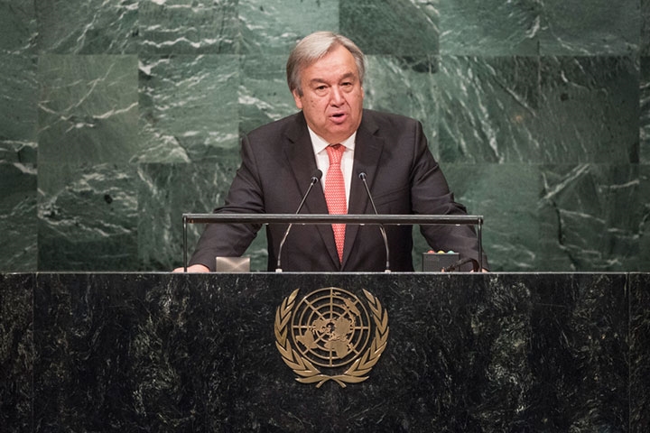 Changement climatique: Pour que l’on puisse atteindre l’objectif de 1.5 °C, le G20 doit s’engager sans ambiguïté (A. Guterres) Changement climatique: Pour que l’on puisse atteindre l’objectif de 1.5 °C, le G20 doit s’engager sans ambiguïté (A. Guterres)