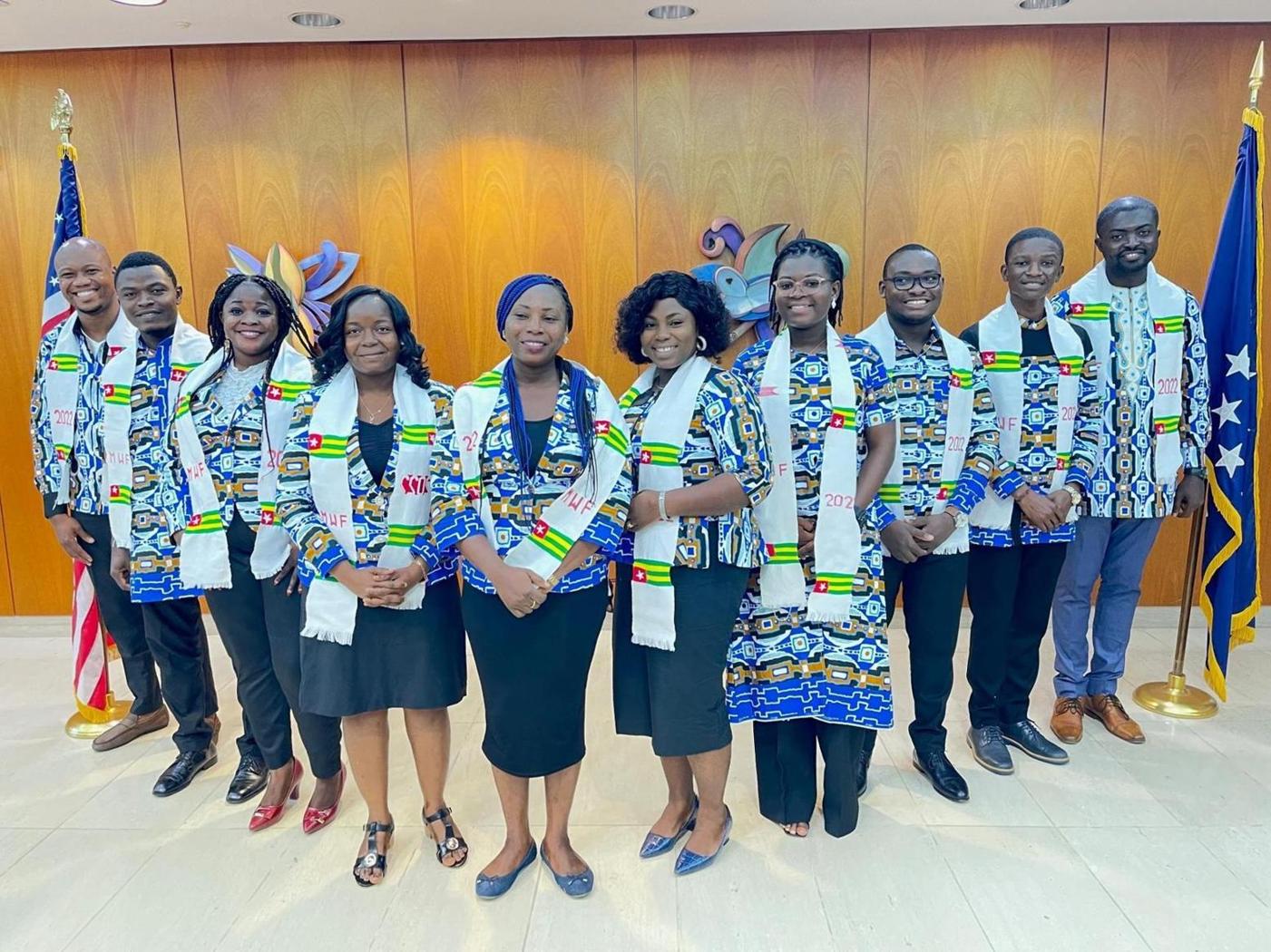 Togo-11 jeunes togolais au Washington Fellowship 2022