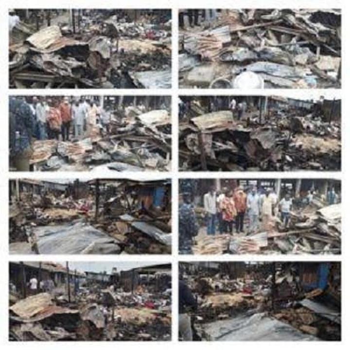 Nouvel incendie au marché de Hanoukopé : les dégâts en image