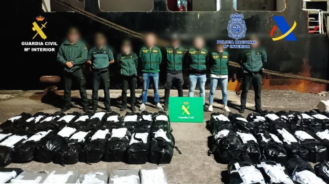 Espagne-Saisie de cocaïne sur un navire battant pavillon Togolais