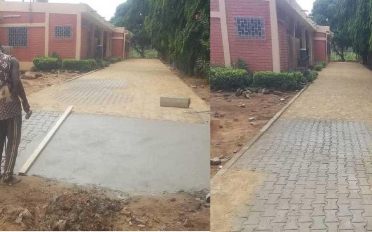 Togo-OAPEC donne un coup de jeune à la devanture du bloc administratif du collège protestant d’Agbalepedogan Togo-OAPEC donne un coup de jeune à la devanture du bloc administratif du collège protestant d’Agbalepedogan