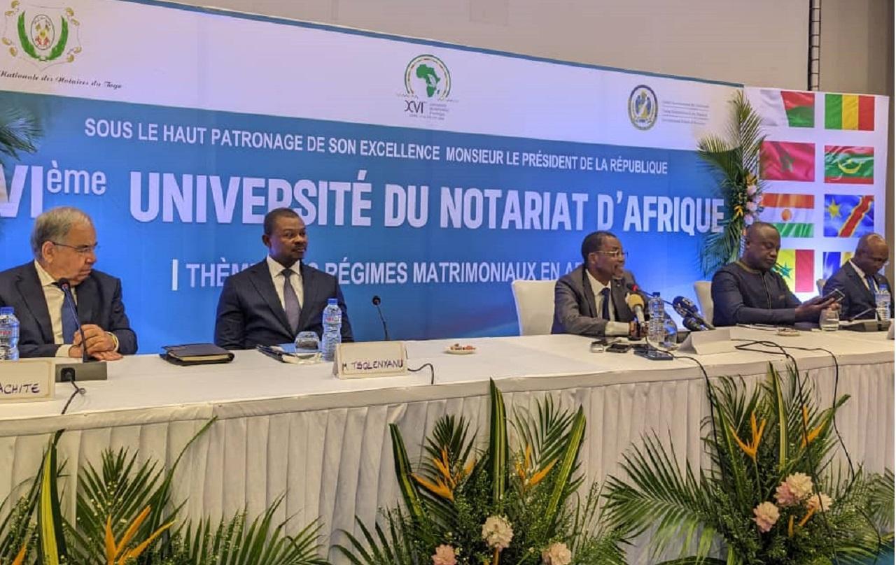 Togo- La XVIe université du notariat d’Afrique s’est ouverte à Lomé Togo- La XVIe université du notariat d’Afrique s’est ouverte à Lomé