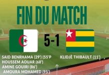 Togo/Nibombé après le 1-5 contre l’Algérie : ‘Il y a des enseignements à retenir’ » Togo/Nibombé après le 1-5 contre l’Algérie : ‘Il y a des enseignements à retenir' »