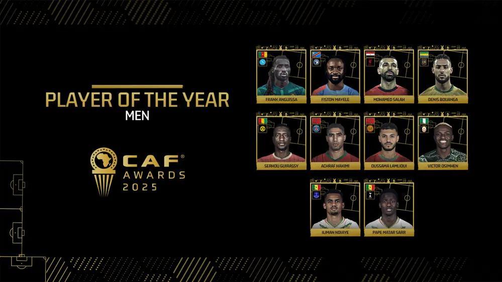 CAF Awards: qui pour Succéder À Lookman? CAF Awards: qui pour Succéder À Lookman?