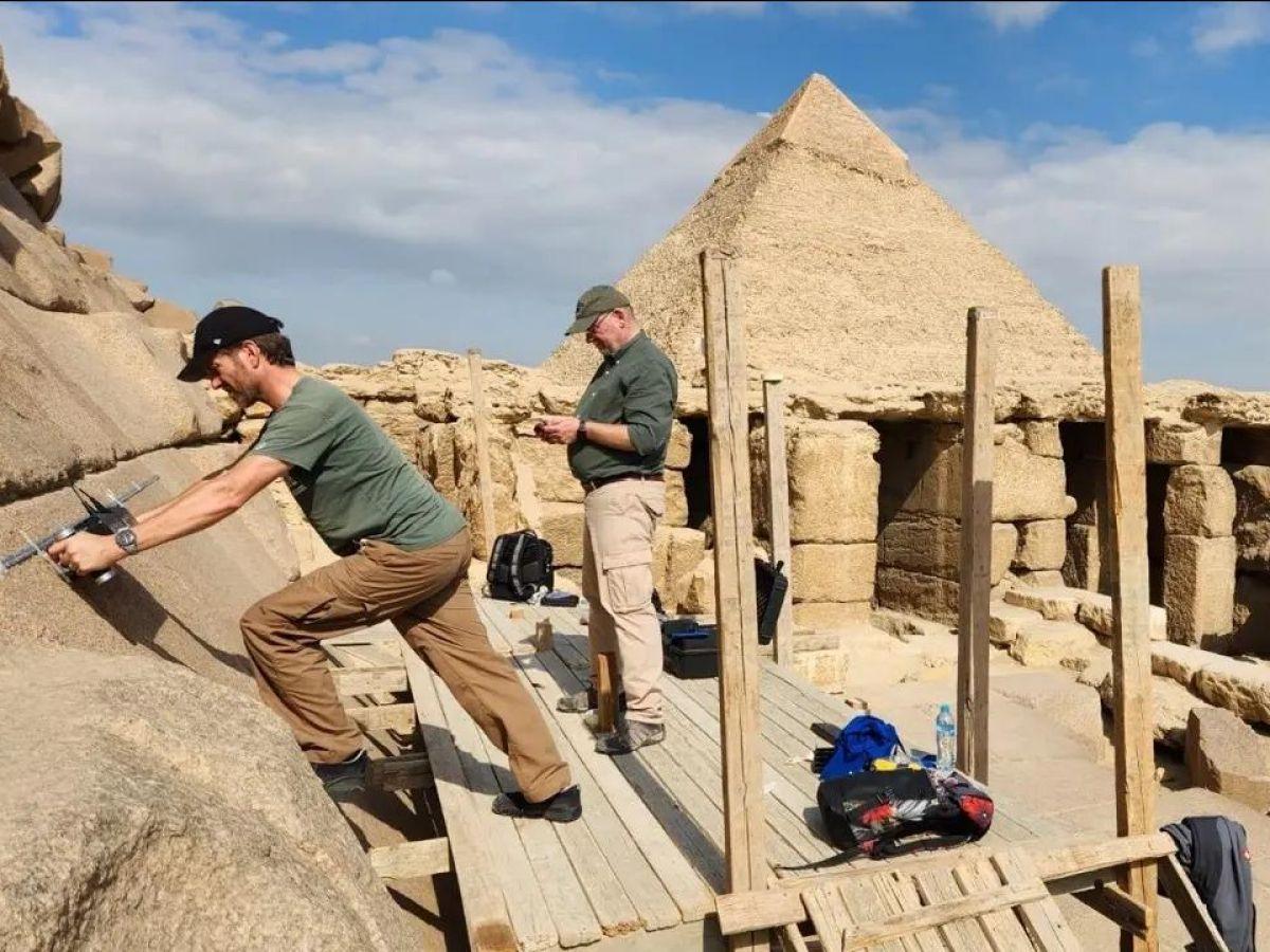 ScanPyramids Découvre Nouvelles Cavités Dans Mykérinos ScanPyramids Découvre Nouvelles Cavités Dans Mykérinos