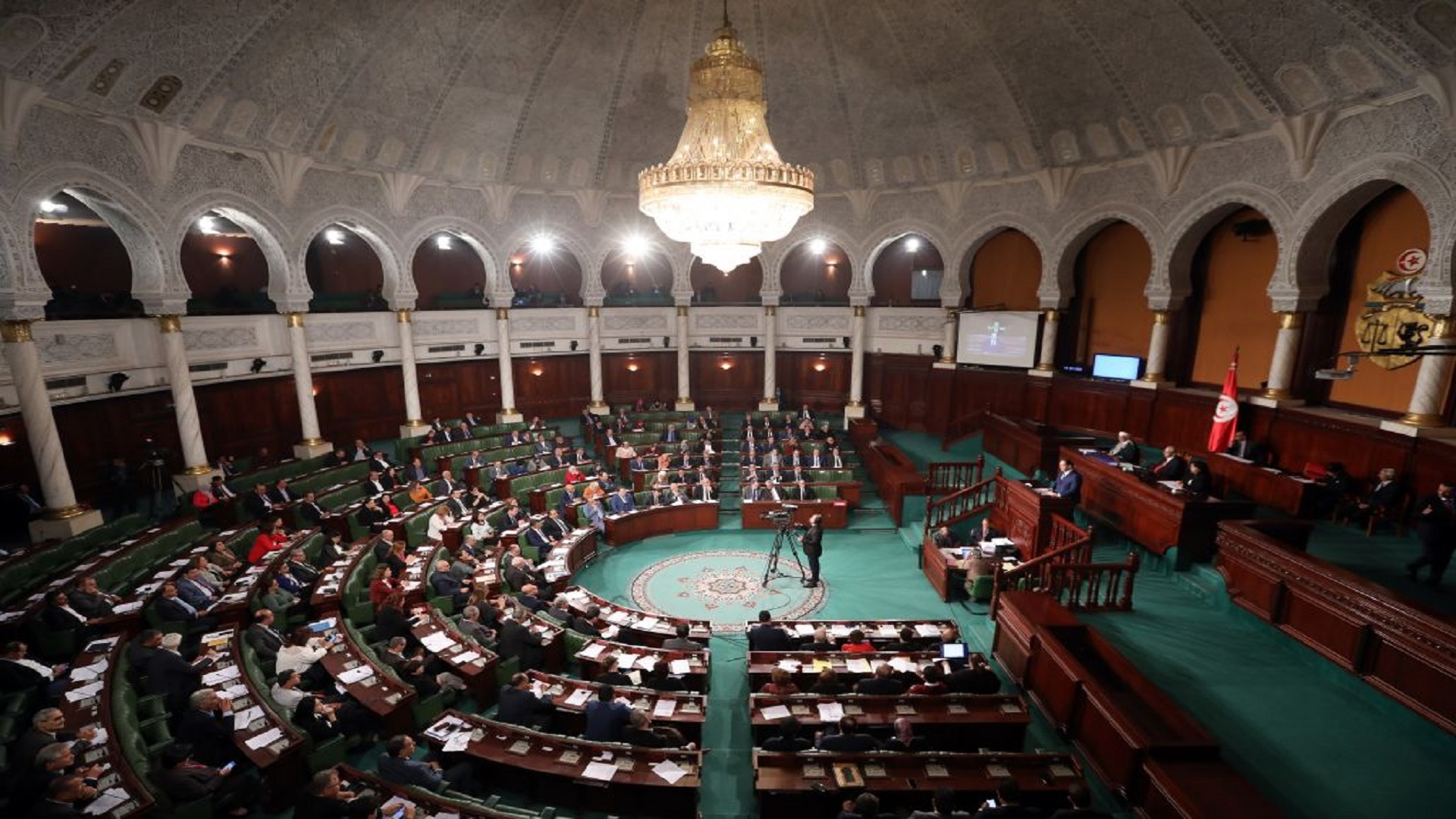 Budget proposal talks at Tunisian Parliament