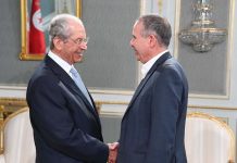 محادثات بين محمد الناصر ونور الدين الطبوبي