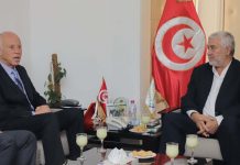 رئيس اتحاد الفلاحين يلتقي قيس سعيّد