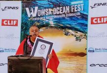 كاليفورنيا: تتويج السباح التونسي نجيب بلهادي بتسجيله في كتاب القيناس بوك للأرقام القياسية