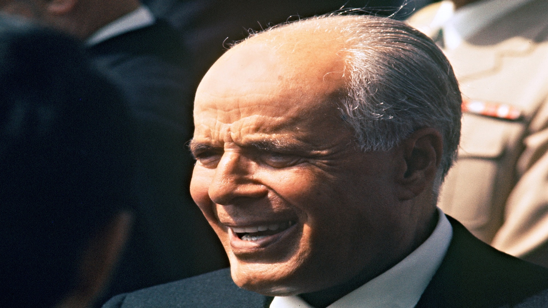 Tunisan President for Life Habib Ben Ali Bourguiba