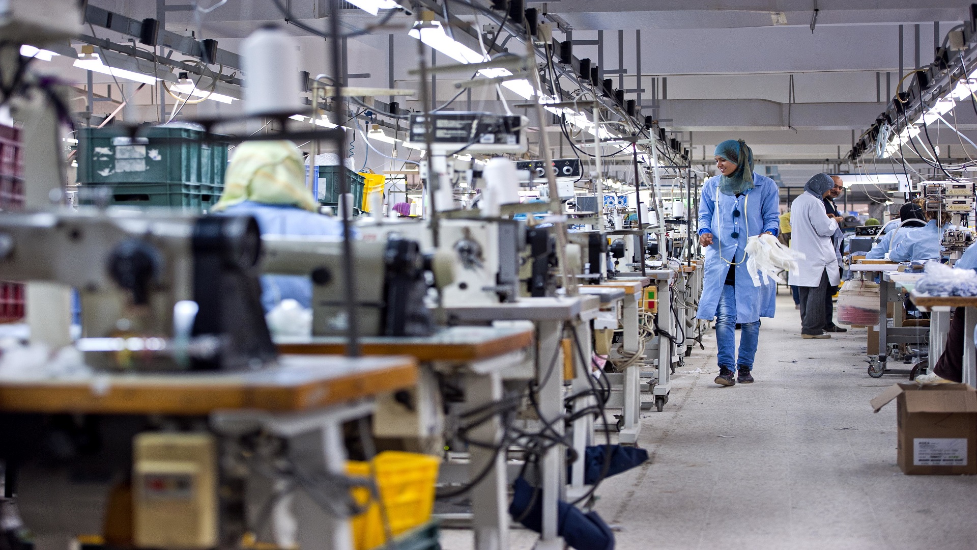 Tunisia - Economy - Textile Factory Isalys in Sfax