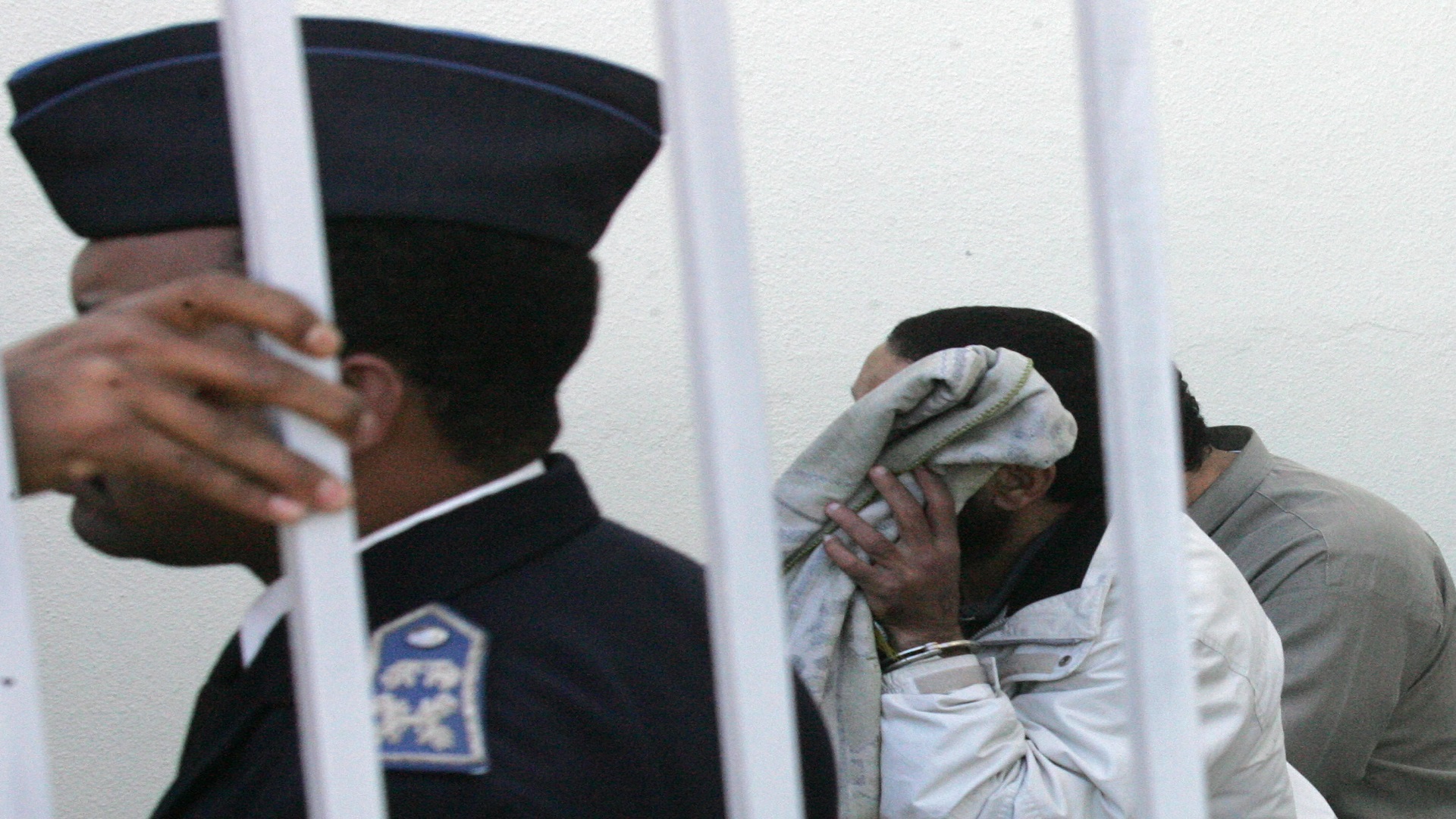 Tunisian Mohamed Ben El Hadi Messahel (C