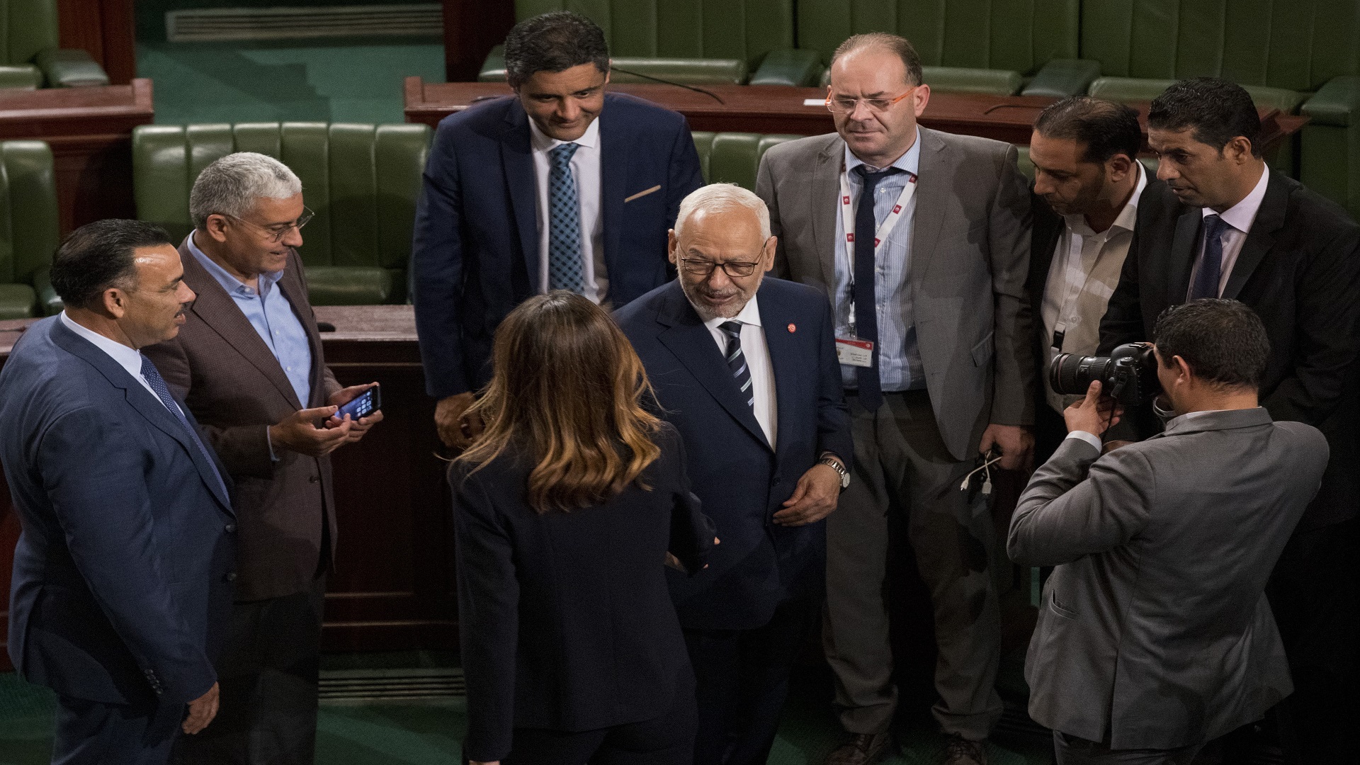 Leader of Nahda Movement Rachid al-Ghannouchi