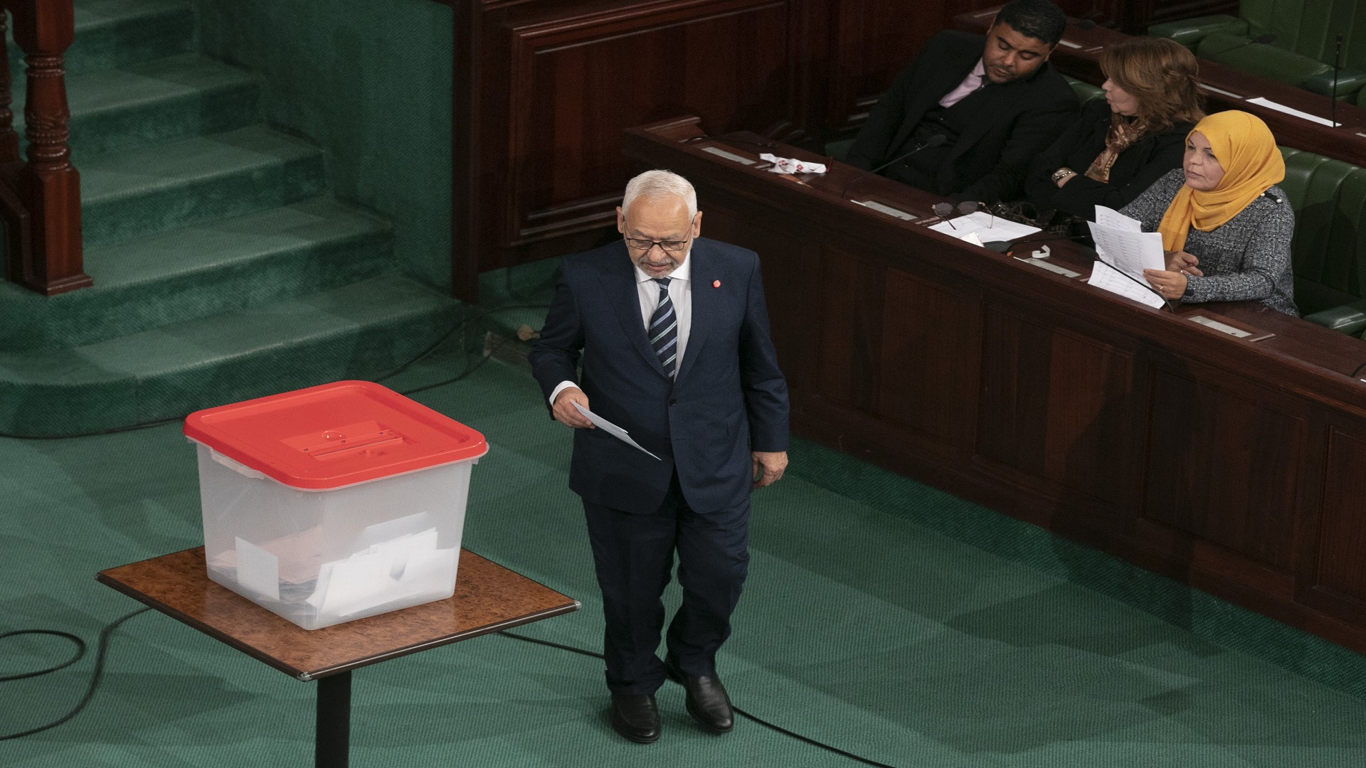 Leader of Nahda Movement Rachid al-Ghannouchi