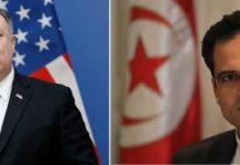 بومبيو یبحث مع الريّ العلاقات بين البلدين والوضع في ليبيا