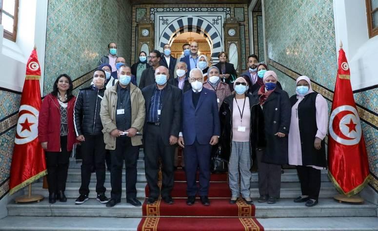 البرلمان: الغنوشي يستقبل عددا من الجمعيات المهتمة بذوي الإعاقة البرلمان: الغنوشي يستقبل عددا من الجمعيات المهتمة بذوي الإعاقة