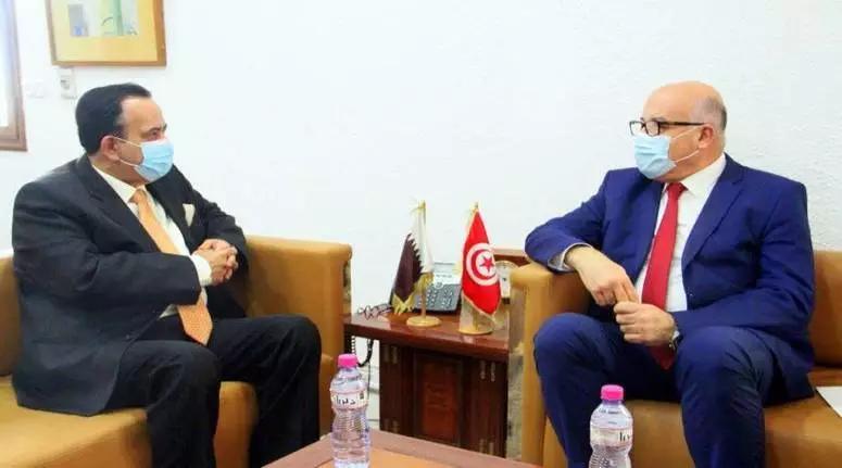 لقاء وزير الصحة بسفير دولة قطر لقاء وزير الصحة بسفير دولة قطر