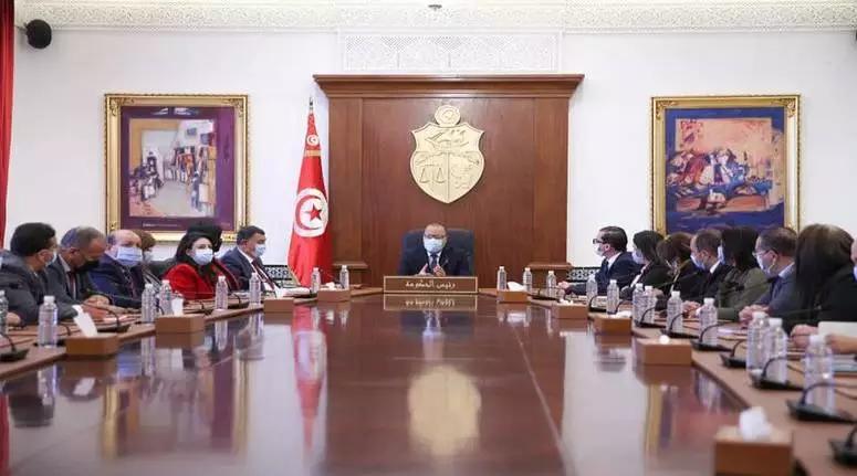 المشيشي يلتقي وفدا برلمانيا عن المشيشي يلتقي وفدا برلمانيا عن