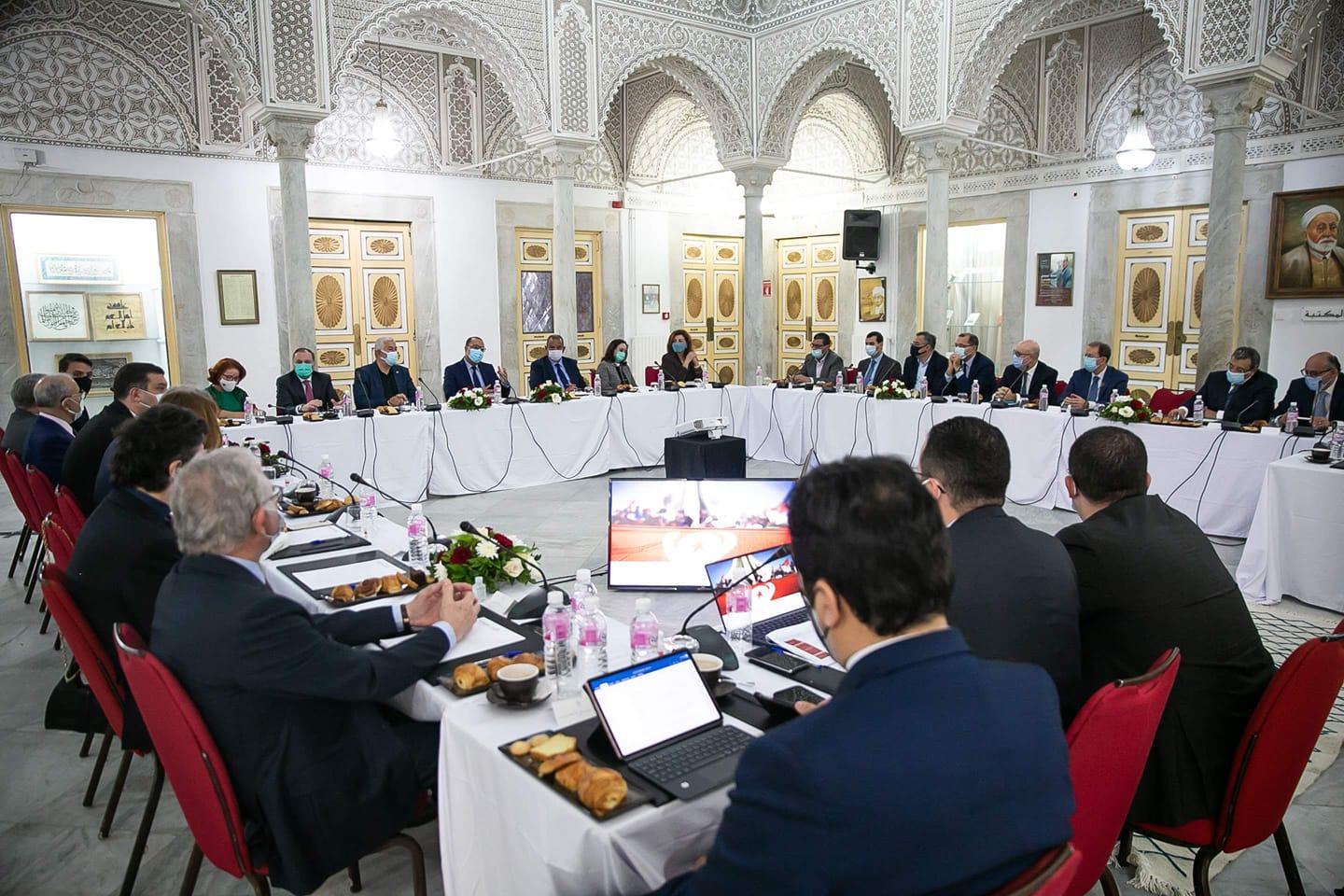 رئاسة الحكومة: انطلاق اللقاء الثاني من مشاورات بيت الحكمة رئاسة الحكومة: انطلاق اللقاء الثاني من مشاورات بيت الحكمة