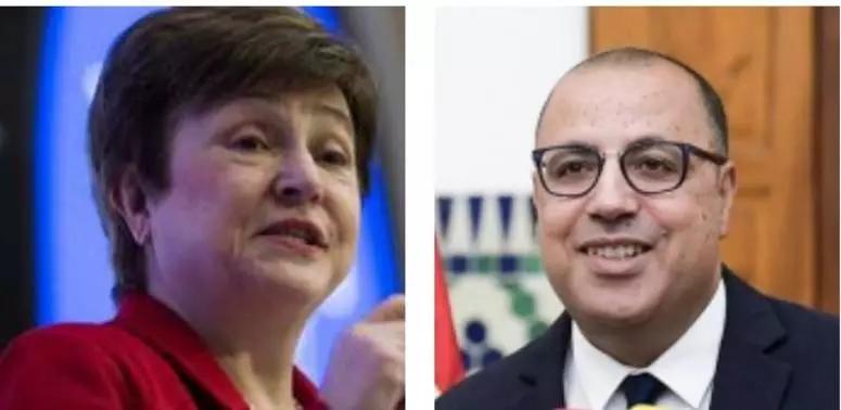 جورجيفا للمشيشي: النقد الدولي سيظل شريكًا موثوقًا به لتونس جورجيفا للمشيشي: النقد الدولي سيظل شريكًا موثوقًا به لتونس