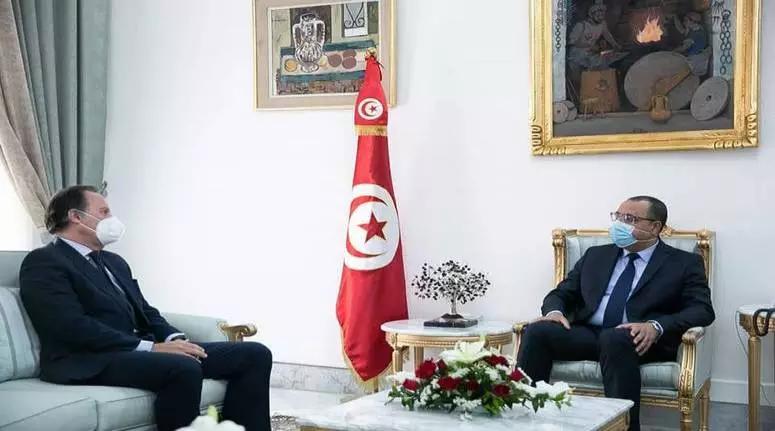 رئيس الحكومة يستقبل سفير اسبانيا بتونس رئيس الحكومة يستقبل سفير اسبانيا بتونس