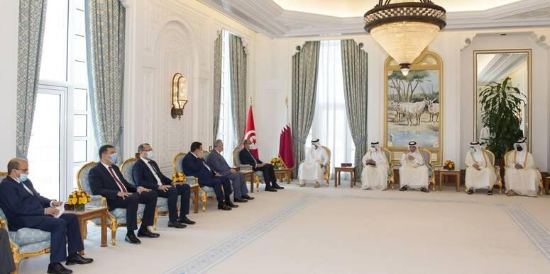 تدعيم التعاون في مختلف المجالات محور لقاء رئيس الحكومة برئيس مجلس الوزراء ووزير الداخلية القطري بالدوحة تدعيم التعاون في مختلف المجالات محور لقاء رئيس الحكومة برئيس مجلس الوزراء ووزير الداخلية القطري بالدوحة