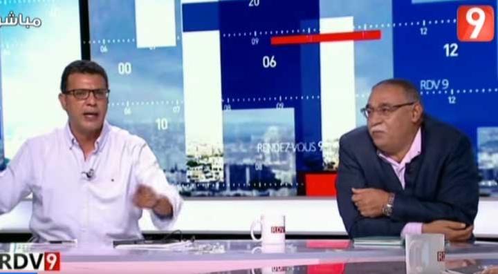 على قناة التاسعة: عركة بين الجلاصي والرحوي بسبب العلاقة ببن علي على قناة التاسعة: عركة بين الجلاصي والرحوي بسبب العلاقة ببن علي