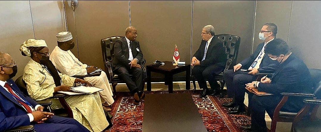 وزير الخارجية يلتقي في نيويورك بنظيره النيجري وزير الخارجية يلتقي في نيويورك بنظيره النيجري